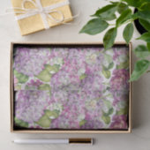 Hydrangea-rosa Lavendel-mit Blumenmuster Seidenpapier (Geschenk)
