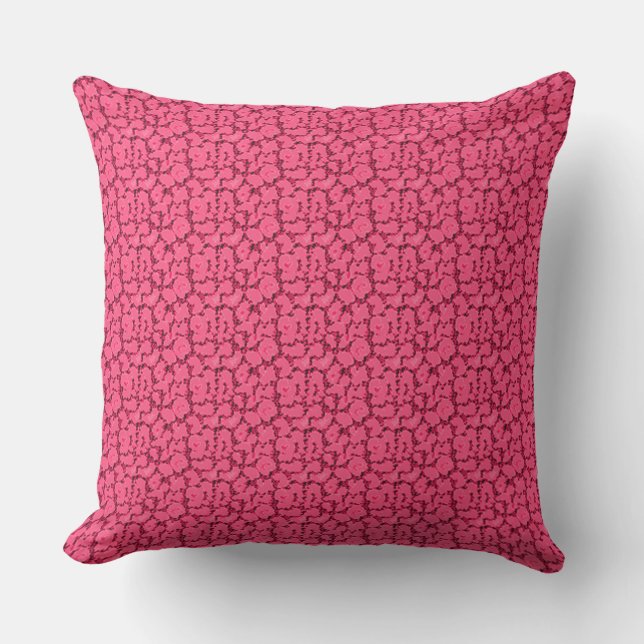 Hydrangea-Rose - Außen-Indoor-Pillow-Set Kissen (Vorderseite)
