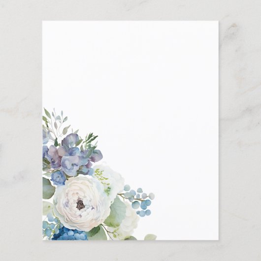 Hydrangea Rose Blumenmutter-Brunch (Rückseite)