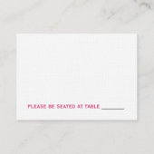 Hydrangea-Rose Blumenzwiebeln Platzkarten (Rückseite)