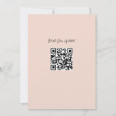 Hydrangea Rose Rosa Aquarellfarben Foto Save The Date (Rückseite)