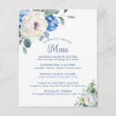 Hydrangea-Rosen-Blumen-Muttertags-Brunch-Menü (Vorderseite)