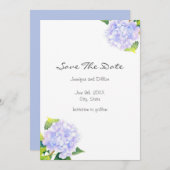Hydrangea Save The Date (Vorne/Hinten)
