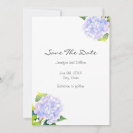 Hydrangea Save The Date