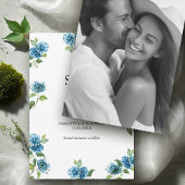 Hydrangea Save The Date Mit Bild
