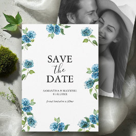 Hydrangea Save The Date Mit Bild