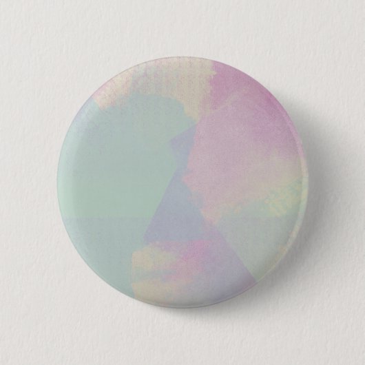 Hydrangea-Serie Wasserfarben-Abstrakt Opal Button (Vorderseite)
