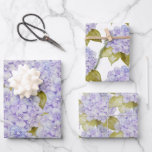 Hydrangea-Shades von Violetblau Geschenkpapier Set<br><div class="desc">Wasserfarben,  handgestrichen,  gemischt</div>