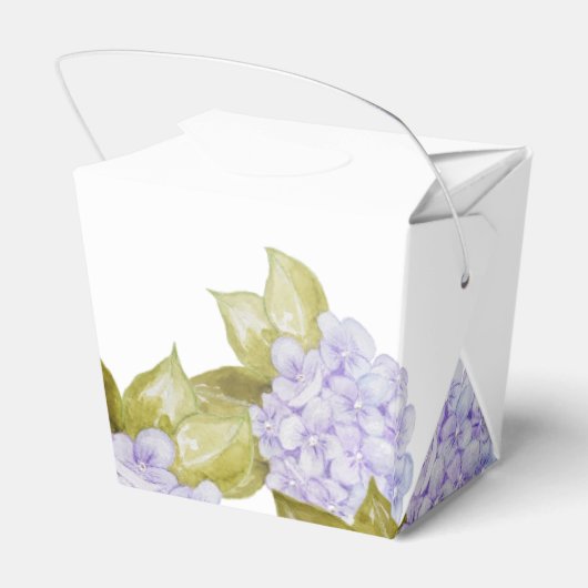 Hydrangea-Shades von Violetblau Geschenkschachtel (Rückseite)