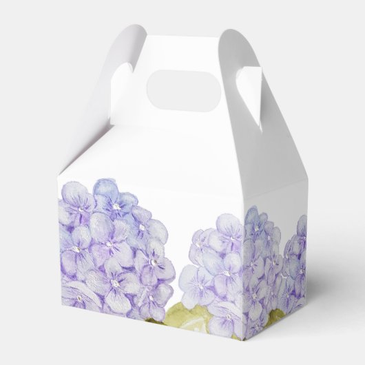 Hydrangea-Shades von Violetblau Geschenkschachtel (Rückseite)