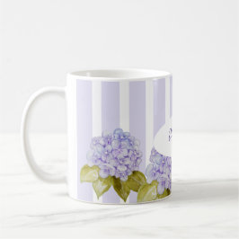 Hydrangea-Shades von Violetblau Kaffeetasse