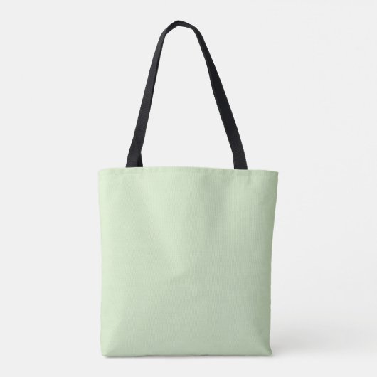 Hydrangea Side Border Tote Bag Tasche (Rückseite)
