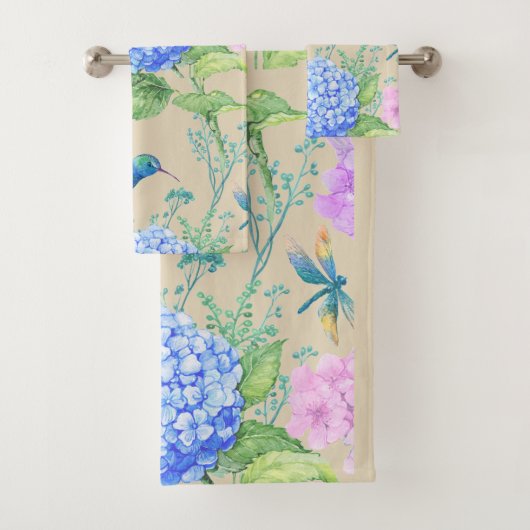 Hydrangea Sommer Handtuch Set (Insitu)