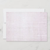 Hydrangea Sonnenblumen Flieder Vintage Brautparty- Einladung (Rückseite)