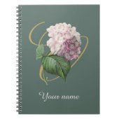 Hydrangea Spiral Foto Notebook Notizblock (Vorderseite)