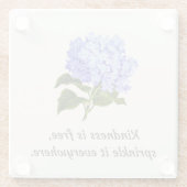 Hydrangea Sprinkle Untersetzer (Rückseite)