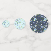 Hydrangea Table Confetti Dekoration Konfetti (Vorderseiten)