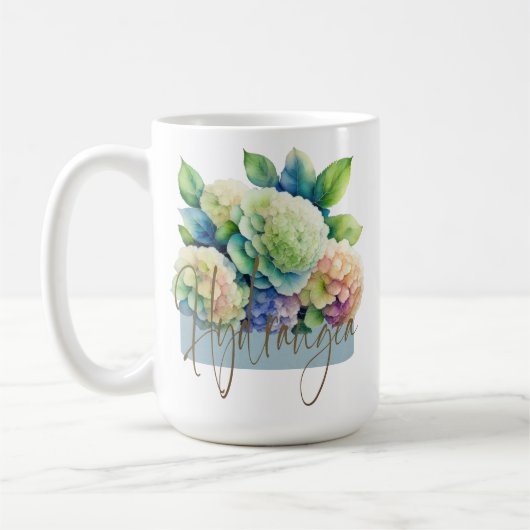 Hydrangea-Tasse Kaffeetasse (Links)