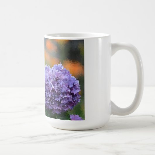 Hydrangea-Tasse Kaffeetasse (Rechts)