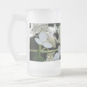 Hydrangea-Tasse Mattglas Bierglas (Links)