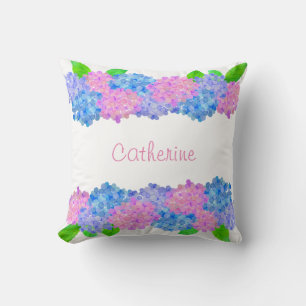 Hydrangea Throw Kissen