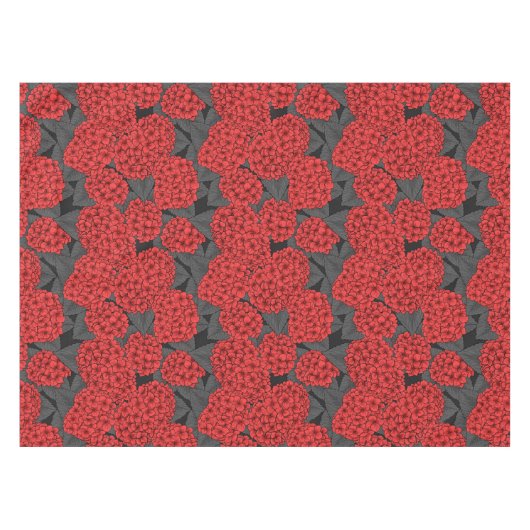 Hydrangea Tischdecke (Vorderseite (Horizontal))