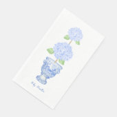 Hydrangea Topiary Chinoiserie Gasttuch Serviette (Ecke)