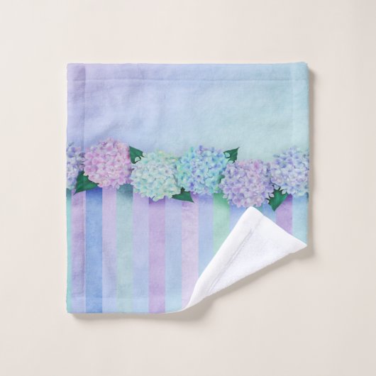 Hydrangea-Träume Badhandtuch Set (Waschlappen)