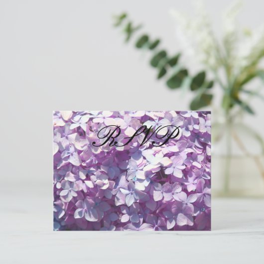 Hydrangea, UAWG Einladungspostkarte (Stehend Vorderseite)