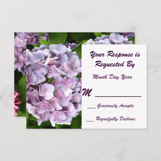 Hydrangea UAWG Karte (Vorne/Hinten)