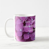 Hydrangea und Gartenangebot Kaffeetasse (Links)