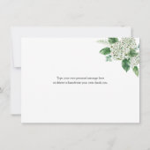 Hydrangea und Grüne Vielen Dank (Rückseite)