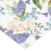 Hydrangea und Rose Blume Tischdecke (Schrägansicht)