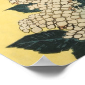 Hydrangea und Swallow von Katsushika Hokusai Poster (Ecke)