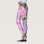 Hydrangea und Torfmuster Leggings (Links)