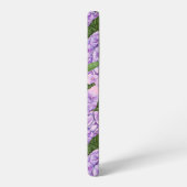 Hydrangea und Torfmuster Samsung Galaxy Hülle (Linke Seite)