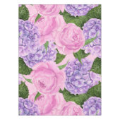 Hydrangea und Torfmuster Tischdecke (Vorderseite)