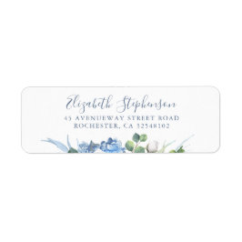 Hydrangea und weiße Blume Grüne Dusty Blue