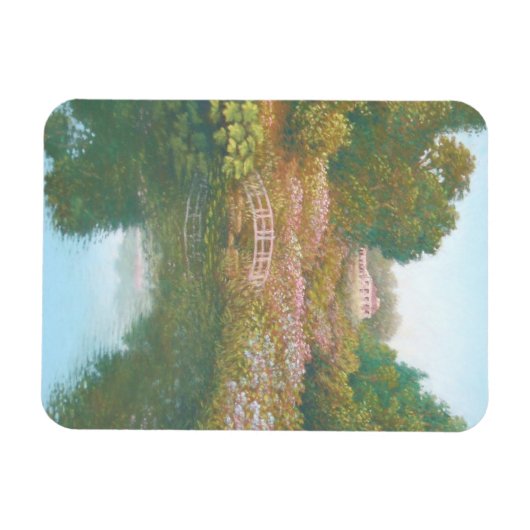 Hydrangea Valley, Trebah Cornwall Foto Magnet (Horizontal)