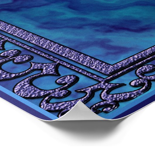 Hydrangea Veil Poster (Ecke)