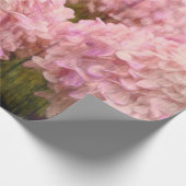 Hydrangea Vintag Blush Pink Blumenholz Decoupage Geschenkpapier (Ecke)
