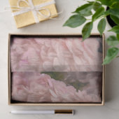 Hydrangea Vintag Blush Pink Blumenholz Decoupage Seidenpapier (Geschenk)