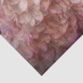 Hydrangea Vintag Blush Pink Blumenholz Decoupage Seidenpapier (Detail)