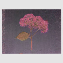 Hydrangea Vintage Lila Metallic-Floral Nah Up