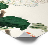 Hydrangea von Kōno Bairei Poster (Ecke)