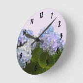 Hydrangea Wall Clock Runde Wanduhr (Winkel)