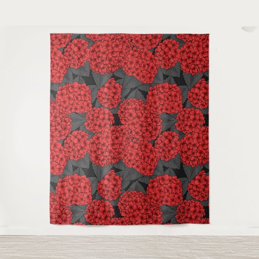 Hydrangea Wandteppich (Vorderseite)