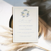 Hydrangea Wappen Periwinkle Blue Elegante Hochzeit Save The Date