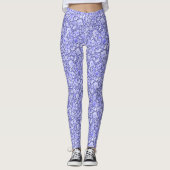 Hydrangea Wasserfarbe Blumenmuster Leggings (Vorderseite)