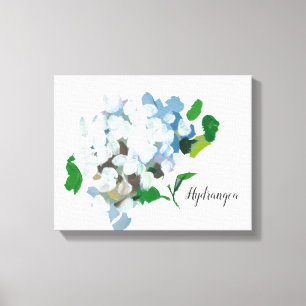 Hydrangea Wasserfarbe Canvas Print Leinwanddruck